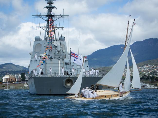 Royal Hobart Regatta Parade of Sail, 2021.