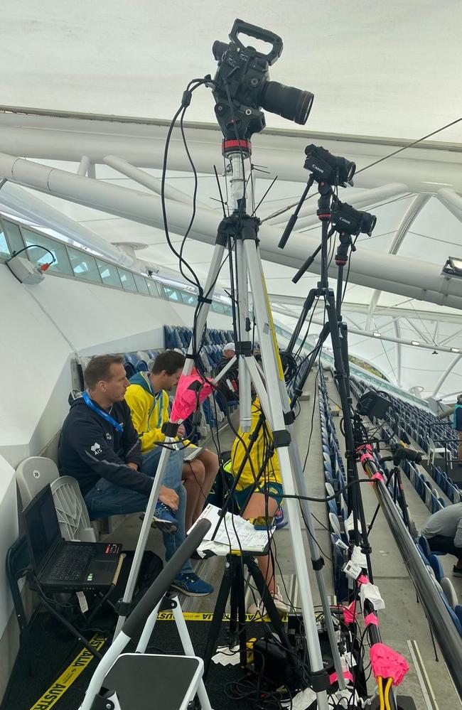 4D cameras used by Australian Swim team.