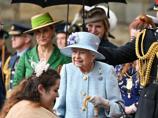 Queen Elizabeth II, Prince Edward and Sophie, Countess of Wessex are spending a Royal Week in Scotland. Picture: Getty Images