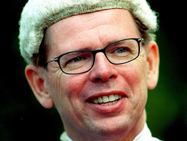 ##### ALERT ALERT #####   BEFORE REUSE OF THIS IMAGE CHECK CONTENT AND COPYRIGHT ISSUES WITH THE /PICTURE /DESK 16 Jul 2001 Annual Judges service at the /Albert /St /Uniting /Church. picBob/Fenney headshot Judge Douglas John McGill. - wig