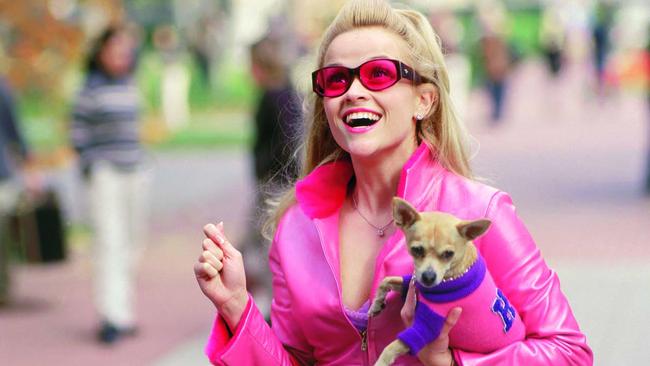 Reese Witherspoon in Legally Blonde.