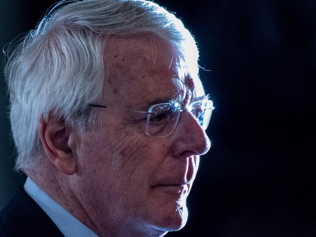 Former British Prime Minister Sir John Major. Picture: AFP