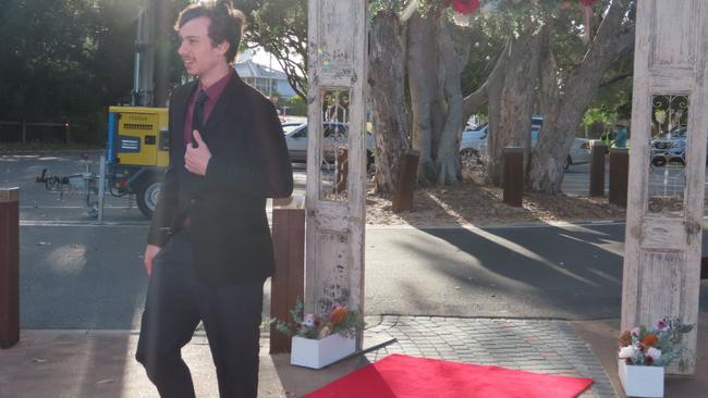 Zak Maynard at the Hervey Bay State High School formal.