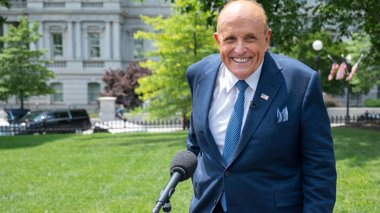 Rudy Giuliani at the White House. Picture: Jim Watson/AFP