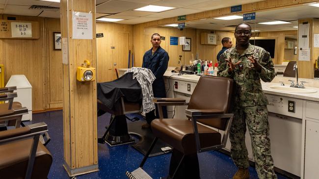 Strictly no mullets allowed at the barbershop. Picture: Pema Tamang Pakhrin