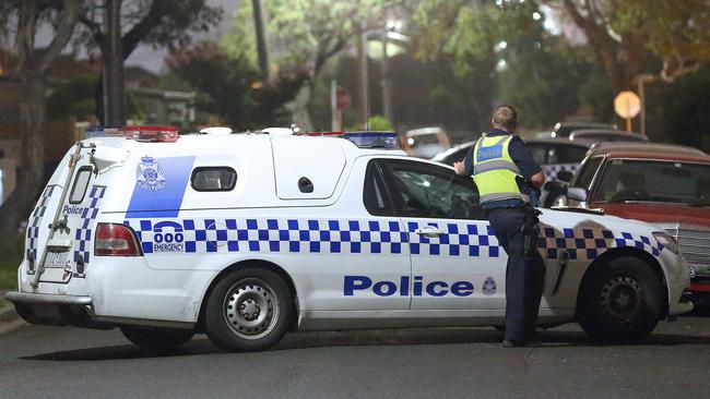 Multiple police vans were in Box Hill North responding to the disturbance yesterday.