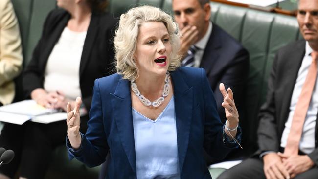 Housing Minister Clare O'Neil: ‘A significant part of the problem is that for a 40-year period, all levels of government have been adding new restrictions on the building of homes in one way or another.’ Picture: NewsWire / Martin Ollman