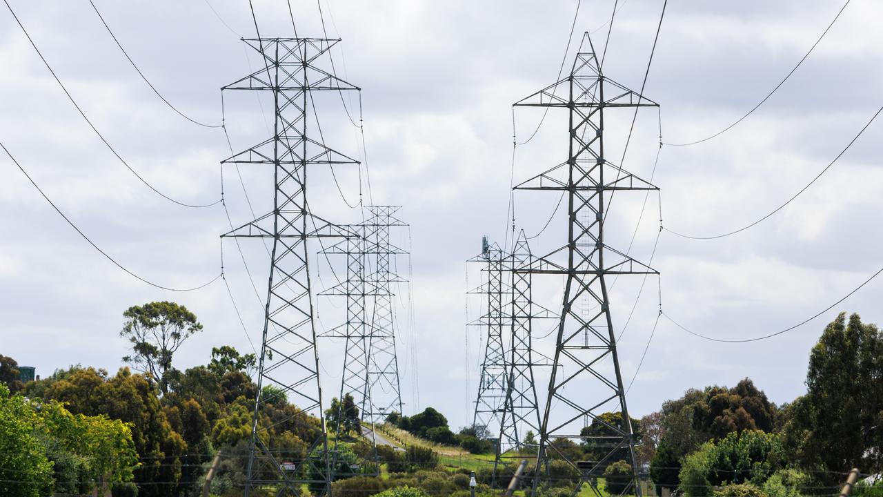 Wholesale prices power prices were 23 per cent higher in the June quarter compared to the same time last year, according to the Australian Energy Market Operator. Picture: NCA NewsWire / Aaron Francis