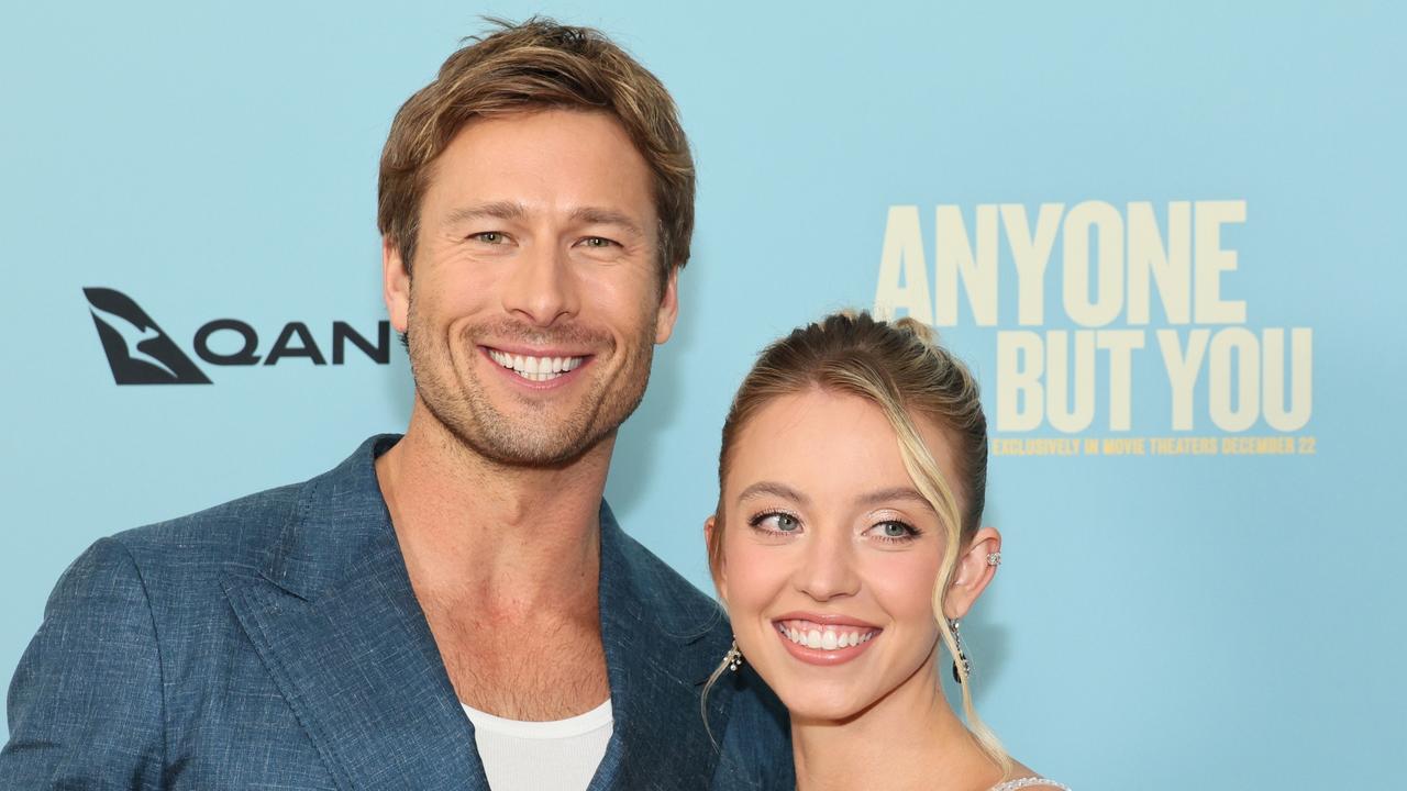 Glen Powell and Sydney Sweeney. Picture: Getty