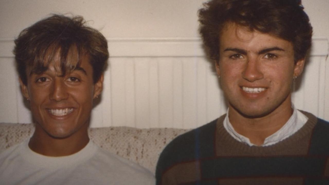 The duo in the Wham! documentary. Picture: Netflix.