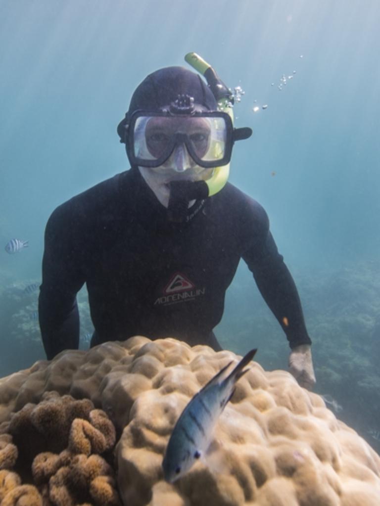 Tony Fontes worked on the Great Barrier Reef as a diving instructor for 40 years. Picture: Supplied