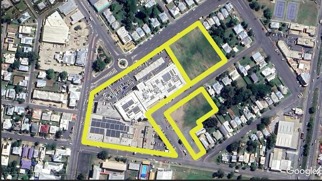 An overview of the land now owned by Exceed Capital for Allenstown Shopping Centre.