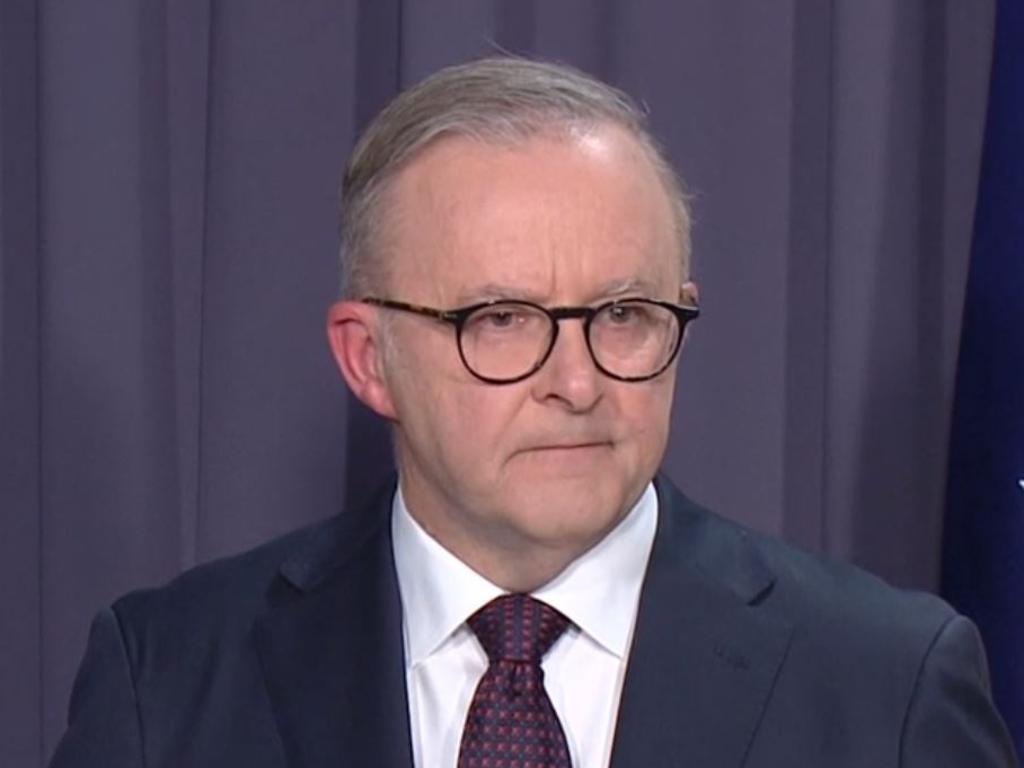 Prime Minister Anthony Albanese. Picture: Sky News