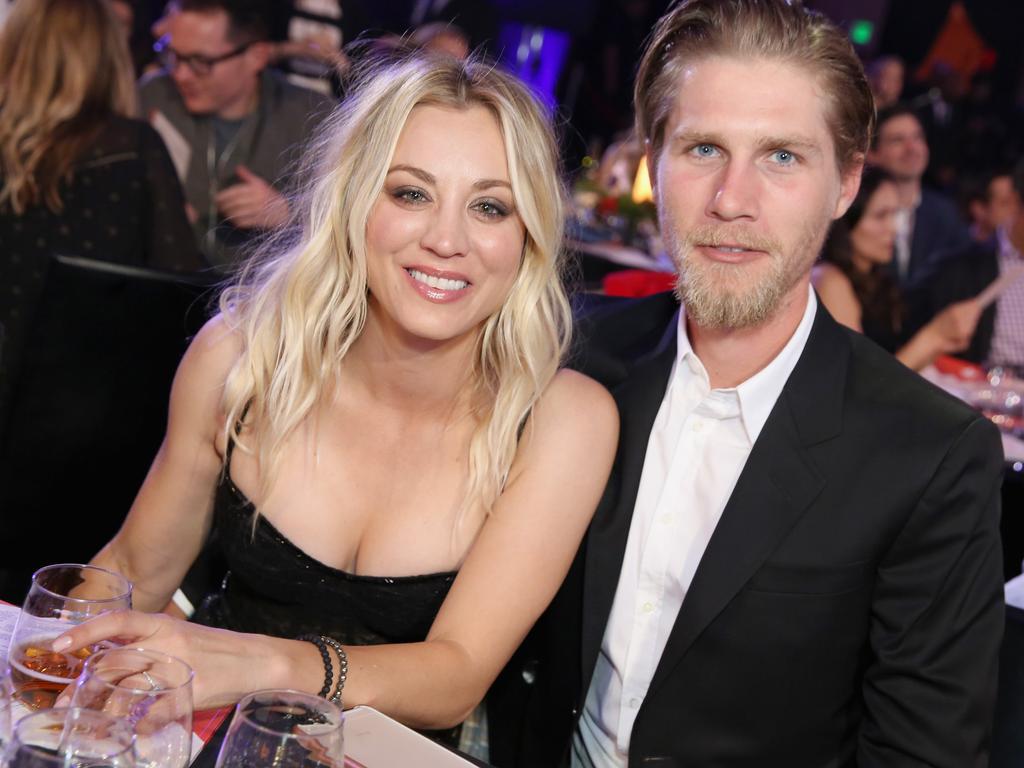 Kaley Cuoco and Karl Cook split after three years of marriage. Picture: Rachel Murray/Getty Images for Netflix