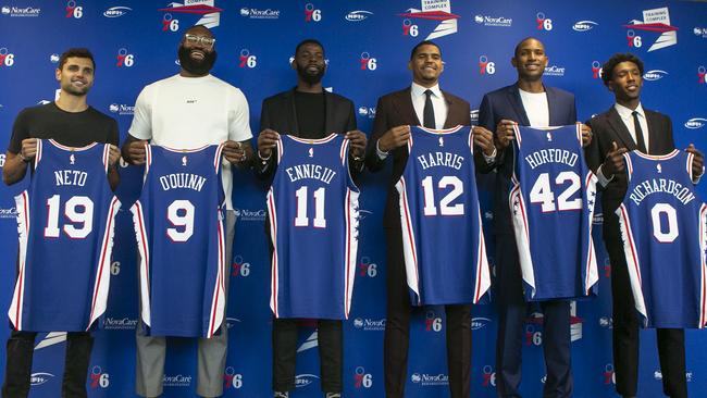 The new 76ers recruits.