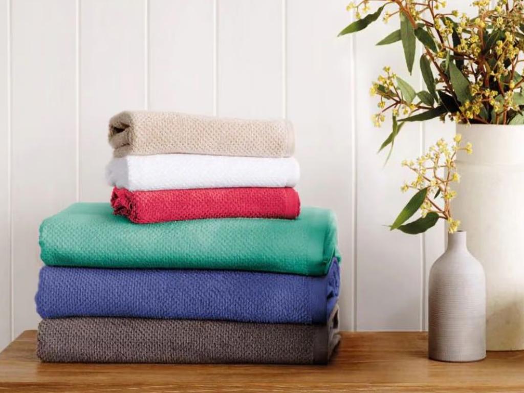 Save big on Sheridan towels this week. Picture: Sheridan.