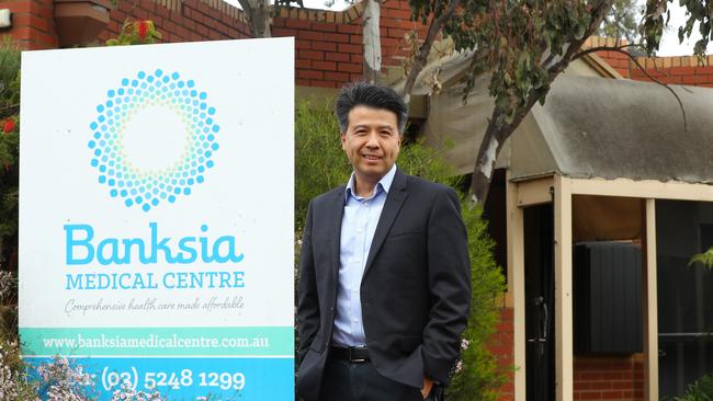 Banksia Medical Centre has been named Victoria's best general practice. Pictured is owner Dr Bernard Shiu. Picture: Alison Wynd