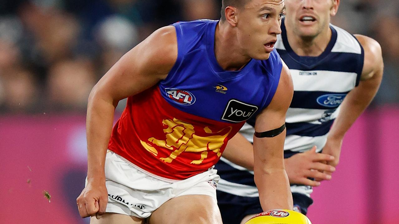 Clinton Young of the Hawks in action during the round 12 AFL match News  Photo - Getty Images