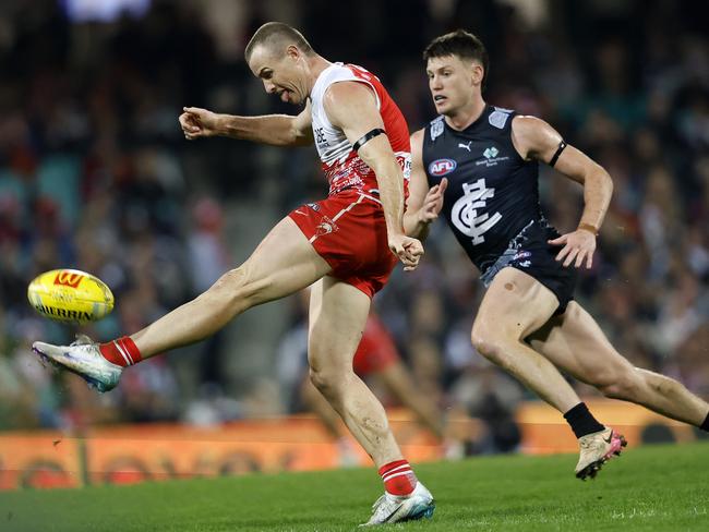 Brothers Jacob and Joshua Guille attended the Swans v Carlton match at the SCG on Friday evening before their night descended into chaos and violence. Picture: Phil Hillyard