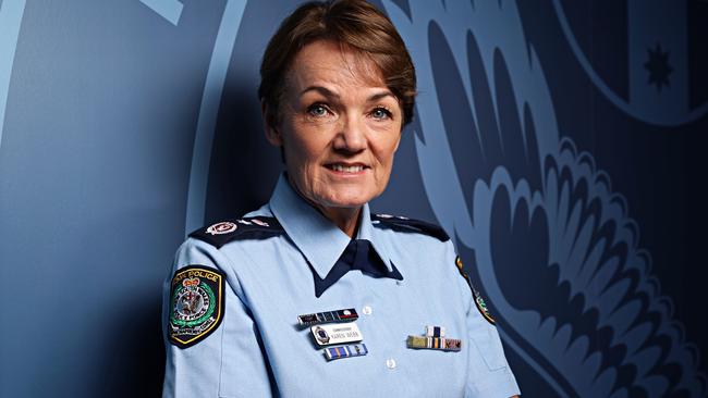 NSW Police Commissioner Karen Webb wants to stamp out domestic violence. Picture: Adam Yip