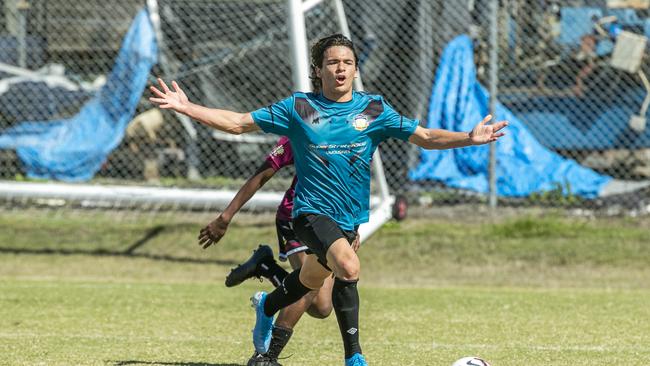 Kane Gibbs scored two second half goals.Picture: Richard Walker