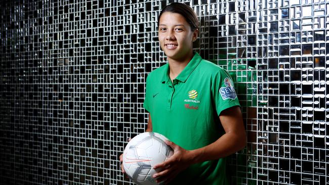 Matildas captain Sam Kerr. Picture: Hollie Adams