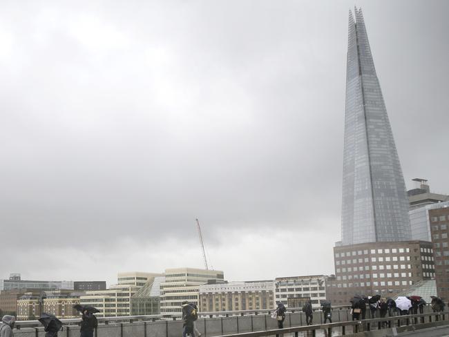 The Shard is one of the key London assets owned by the Qatari Investment Authority, along with large parts of banking centre Canary Wharf and luxury department store Harrods. Picture: AP Photo/Tim Ireland.