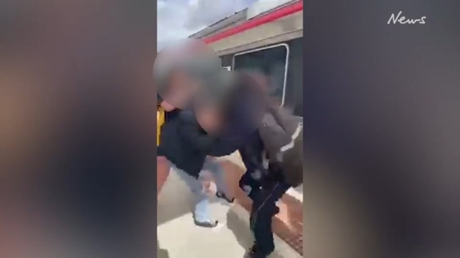 Shocking school student attack at Port Adelaide train station