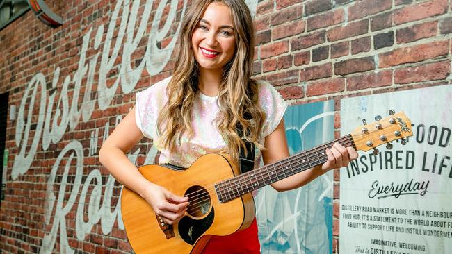 Eleea Navarro at Distillery Road Market in Beenleigh. PHOTO: Richard Walker