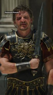  Pedro Pascal and Paul Mescal face off in the 'Gladiator' arena