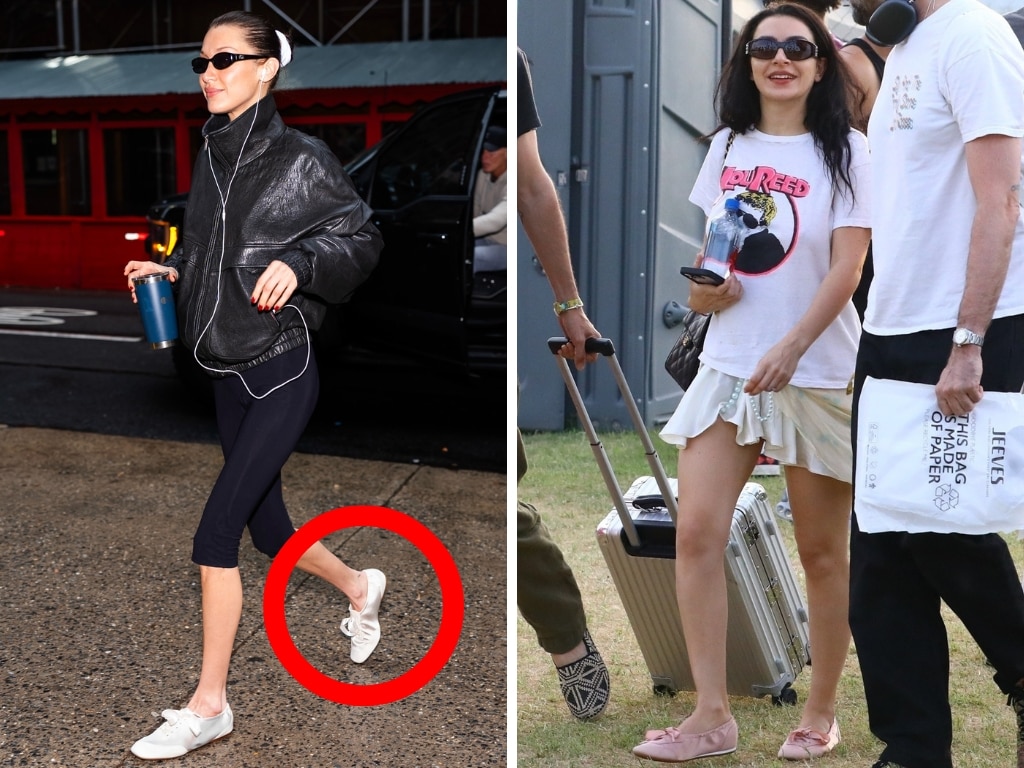 Bella and Charli are just two of the celebs that have been spotted in Vivaia. Picture: Michael Stewart/Courtesy of Vivaia, Backgrid.