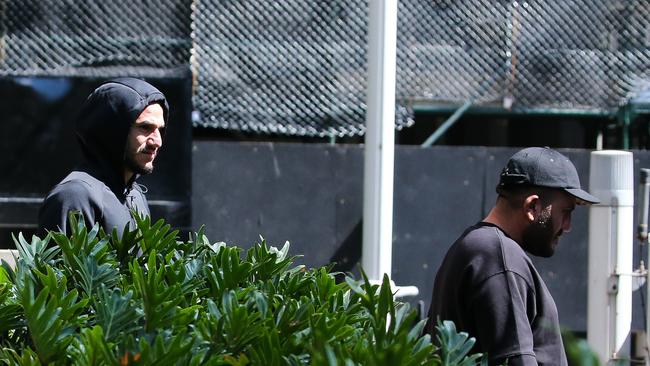 Ali Elmoubayed (right) and Khaled Elmoubayed outside Downing Centre Local Court. Picture: NCA NewsWire