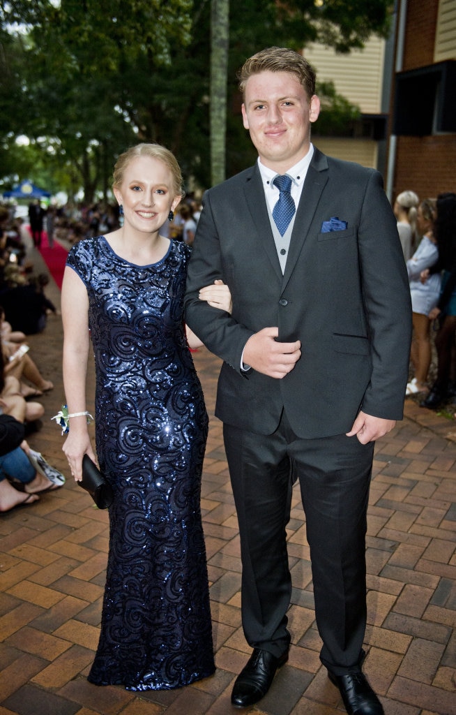 ( From left ) Rebecca Rathie and Jasper Pflaum. Picture: Nev Madsen