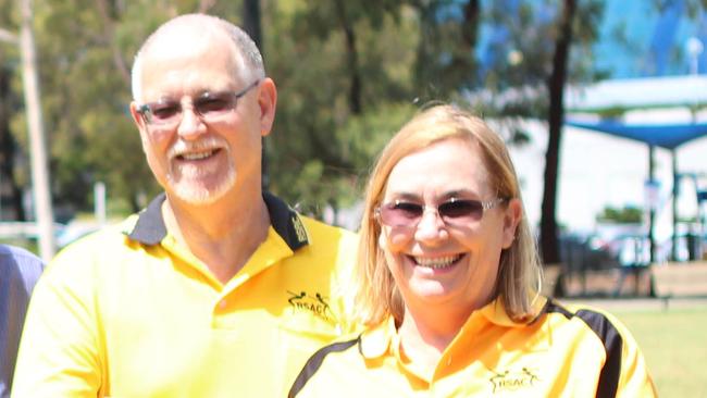 Recreation Sports and Aquatics Club’s Bob Beer, seen here with Jenny Bombardieri, has been named 2017 Canterbury-Bankstown Volunteer of the Year on Australia Day.