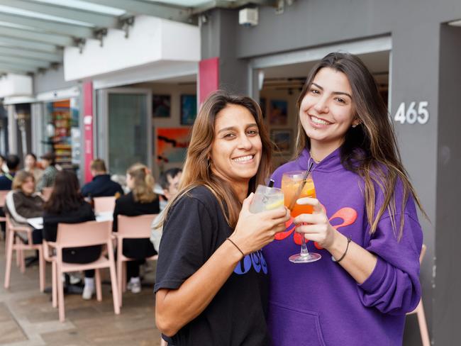 Mila Lopes and Fernanda Castro, waitresses at Coop Bronte are in favour of loosening rules stangling Sydney’s night life. Picture by Max Mason-Hubers