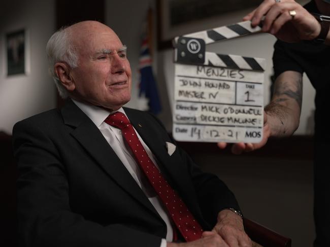 Presenter John Howard says Menzies ‘knew it was a dramatic and historic time, and this was his way of chronicling it’. Picture: Foxtel