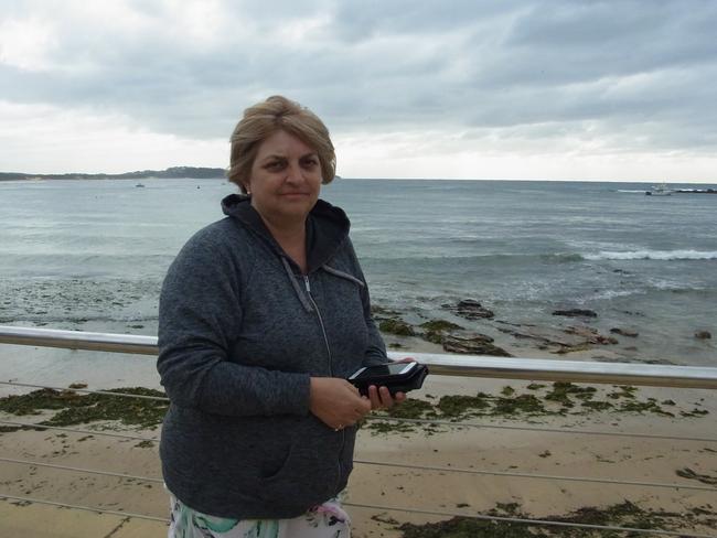 Joy Cooper at Terrigal Haven. She reported the sewage spill to the EPA. Picture: Cathy Stubbs