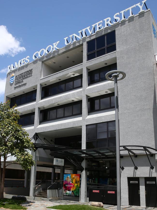 The James Cook University Cairns city campus. Vice chancellor Professor Sandra Harding says the University has been adversely affected by the Covid restrictions. Picture: Brendan Radke