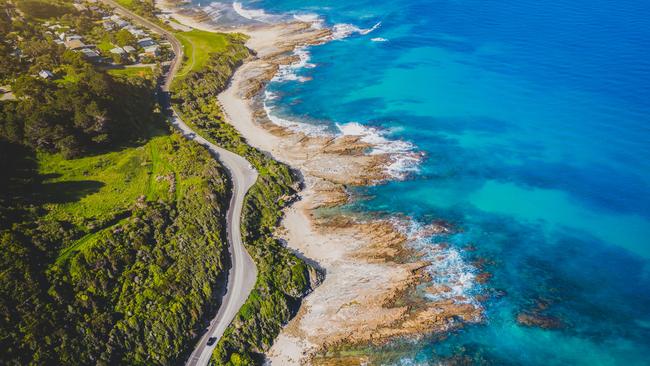 The tremor happened near the iconic Great Ocean Road early on Sunday morning. Picture: Getty Images