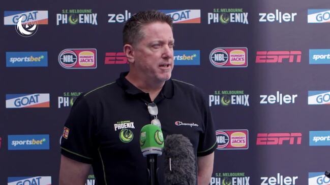 Simon Mitchell and Tommy Greer front the media after the firing of Phoenix coach Mike Kelly