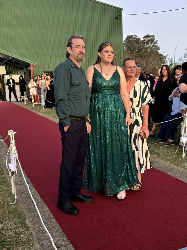 The students from Nanango State School celebrate their formal.