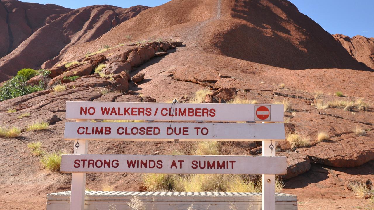Uluru will be completely closed to climbers from October 2019. Photo: Zach Hope