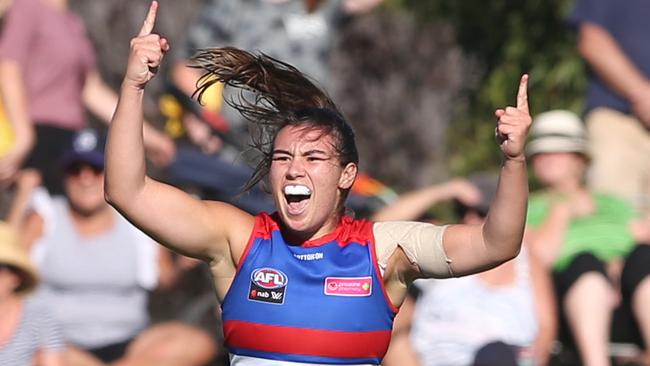 Bonnie Toogood has been a standout for the Bulldogs. Picture: AAP Images