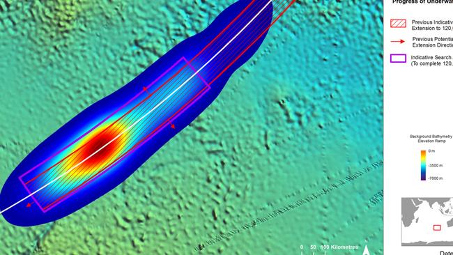 The area identified as the most prospective for finding MH370 has yet to give up any secrets. Picture: ATSB