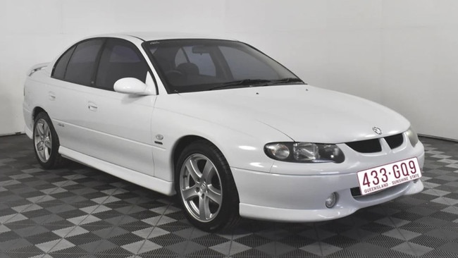 A similar vehicle to the white 2002 Holden Commodore missing Roma man Richard Kearns, 36, is believed to have been driving on June 30.