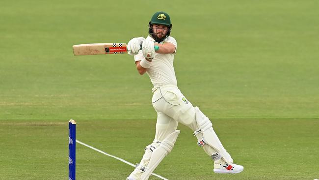 Jewell top scored for Australia with a 131-run second innings stand. (Photo by Albert Perez/Getty Images)