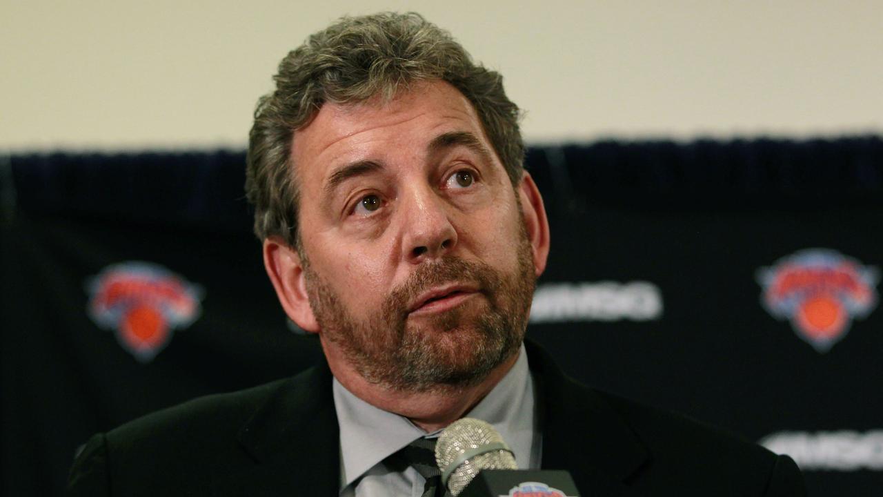 New York Knicks owner James Dolan has been named in a sex assault and trafficking suit. (Photo by Chris Trotman/Getty Images)