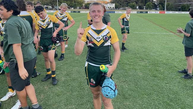 Nathan Phelps kicked the winning field goal for Alexandra Hills SHS.