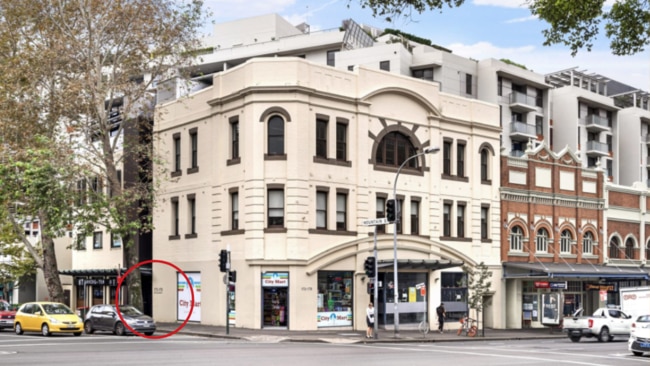 The church is along Broadway, a bustling Sydney street, opposite an Anglican church, St Barnabas Broadway.