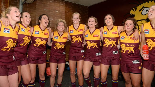 Southern FNL Women: Murrumbeena v Oakleigh Districts at Murrumbeena Park. The Beena are unbeaten this year and the big win today has guaranteed a finals berth. Picture: AAP/ Chris Eastman